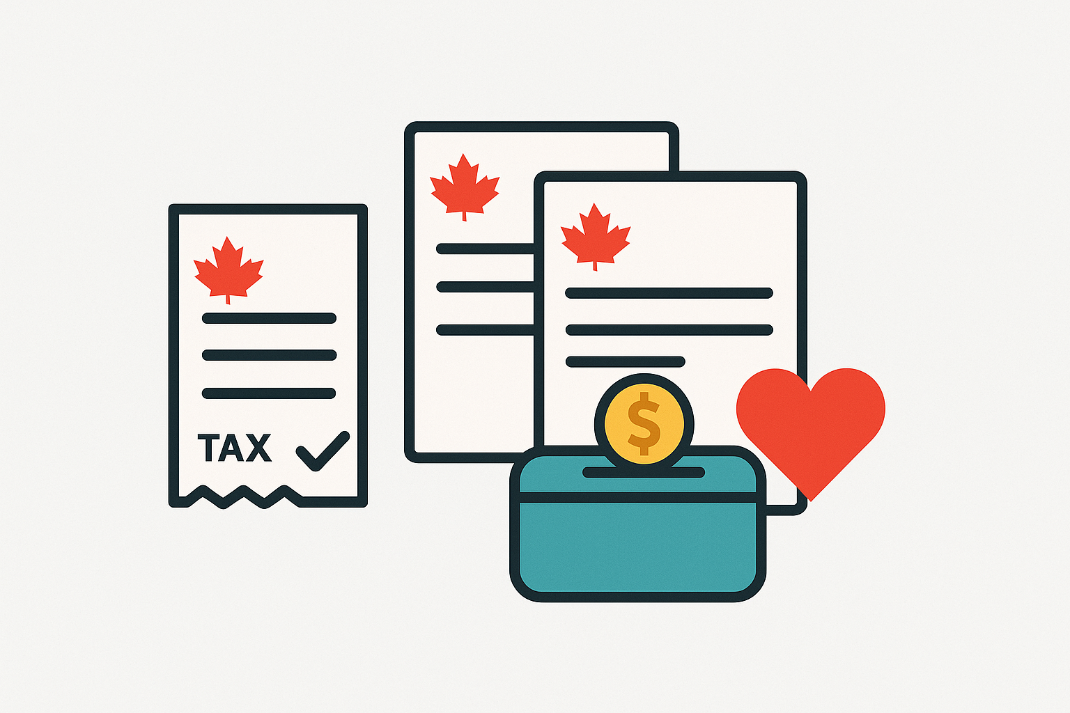 Professional CRA-compliant charity receipt sample showing proper formatting and required elements